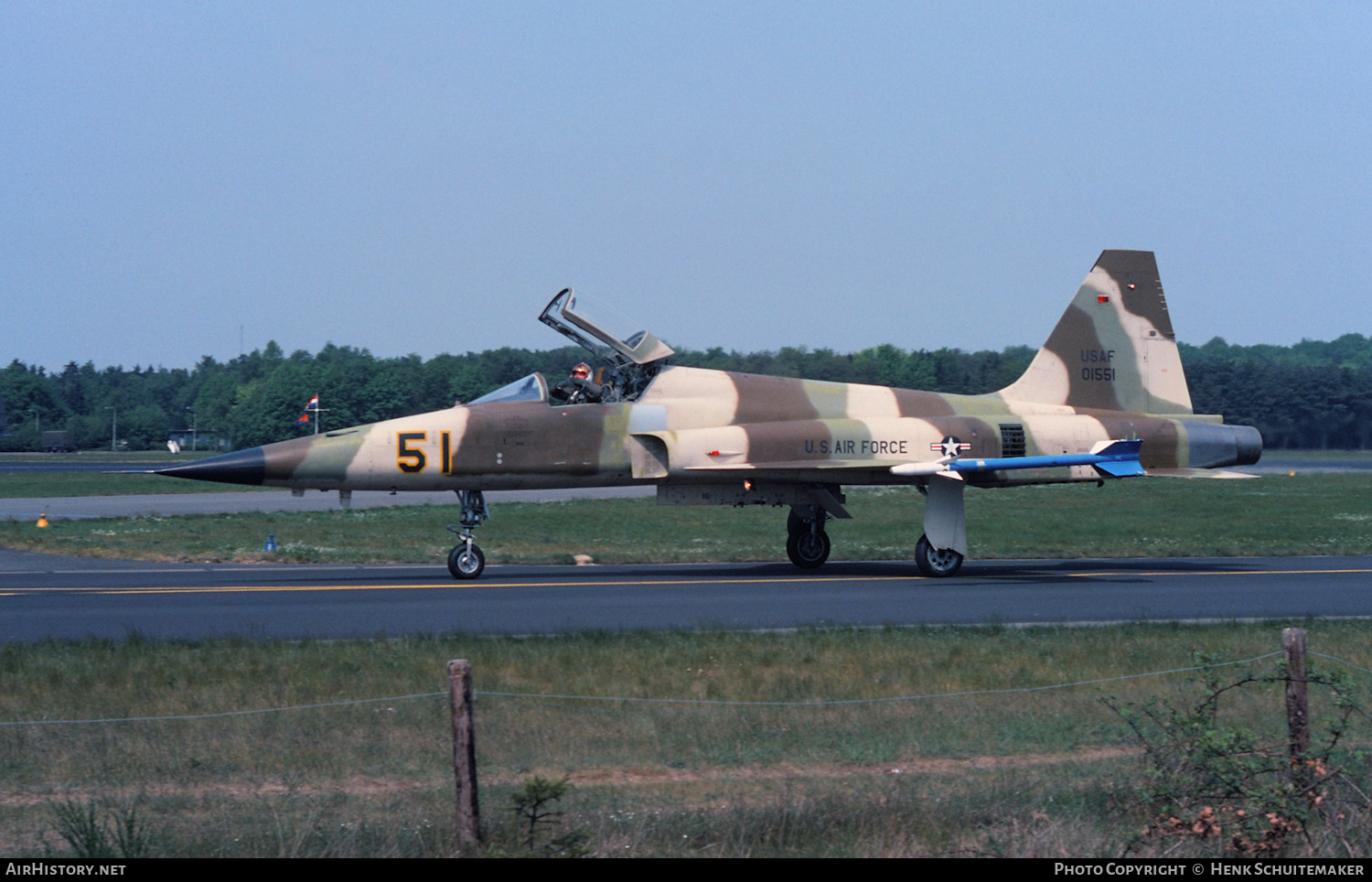 Aircraft Photo of 74-1551 / 01551 | Northrop F-5E Tiger II | USA - Air Force | AirHistory.net #380039