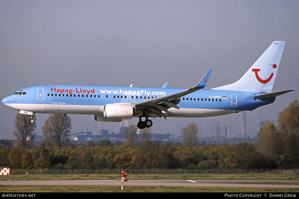 Aircraft Photo of D-AHFC | Boeing 737-8K5 | Hapag-Lloyd | AirHistory.net #380050