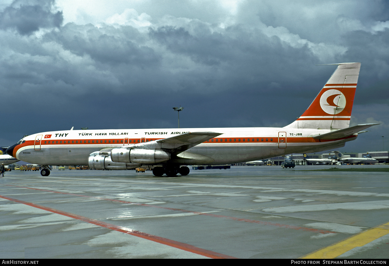 Aircraft Photo of TC-JBB | Boeing 707-121(B) | THY Türk Hava Yolları - Turkish Airlines | AirHistory.net #380052