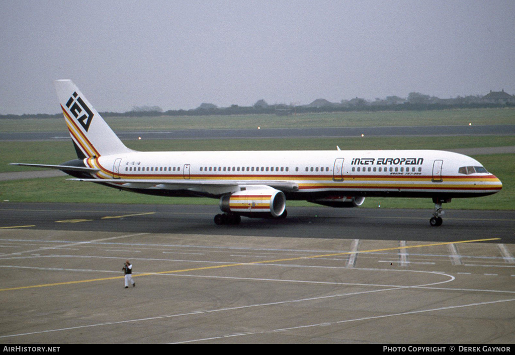 Aircraft Photo of G-IEAB | Boeing 757-23A | Inter European Airways - IEA | AirHistory.net #380057