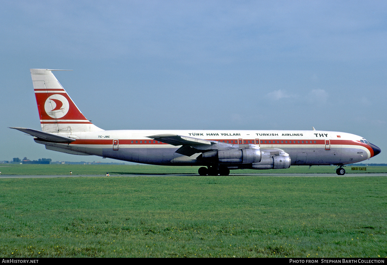 Aircraft Photo of TC-JBC | Boeing 707-121(B) | THY Türk Hava Yolları - Turkish Airlines | AirHistory.net #380061