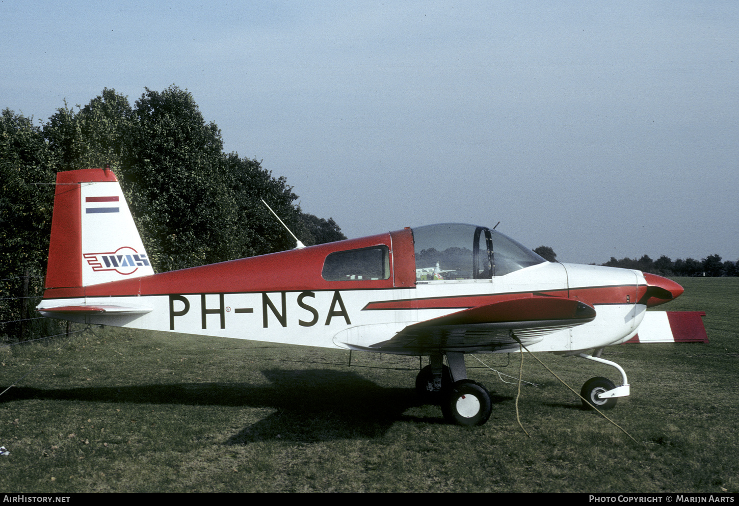Aircraft Photo of PH-NSA | American AA-1A Trainer | W.A.S. | AirHistory.net #380071