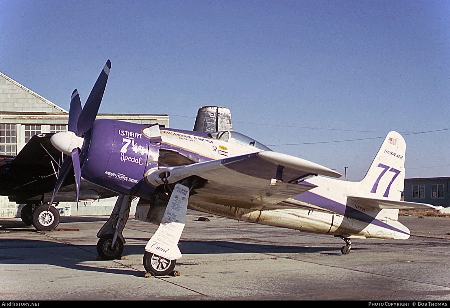 Aircraft Photo of N777L | Grumman F8F-2 Bearcat | AirHistory.net #380099
