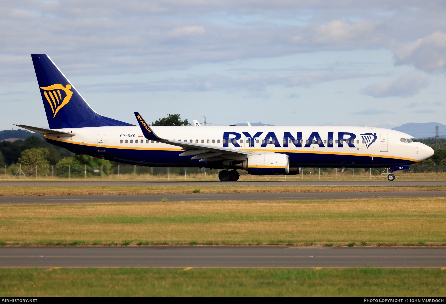 Aircraft Photo of SP-RKS | Boeing 737-8AS | Ryanair | AirHistory.net #380147