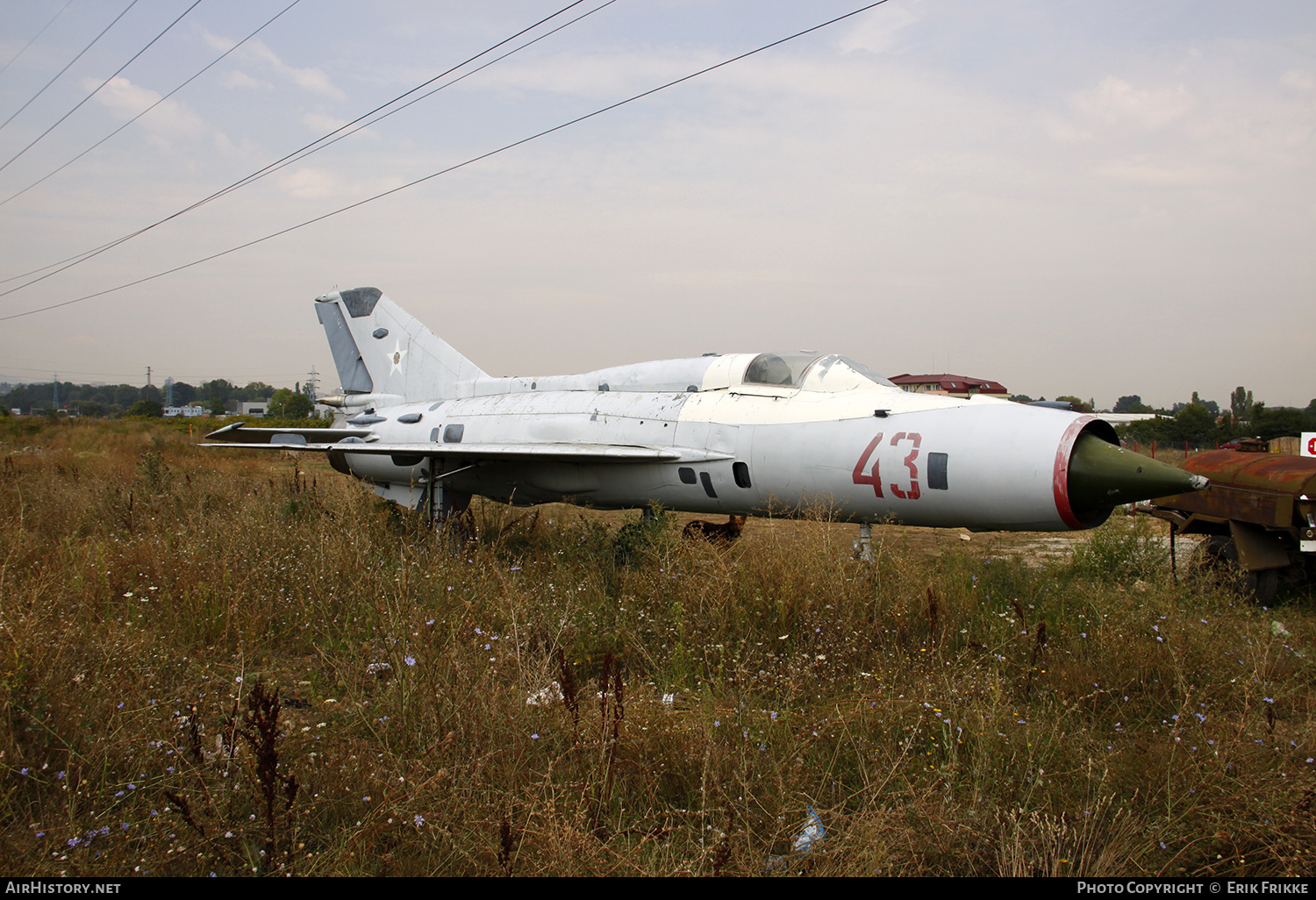 Aircraft Photo of 43 | Mikoyan-Gurevich MiG-21PFM | Bulgaria - Air Force | AirHistory.net #380157