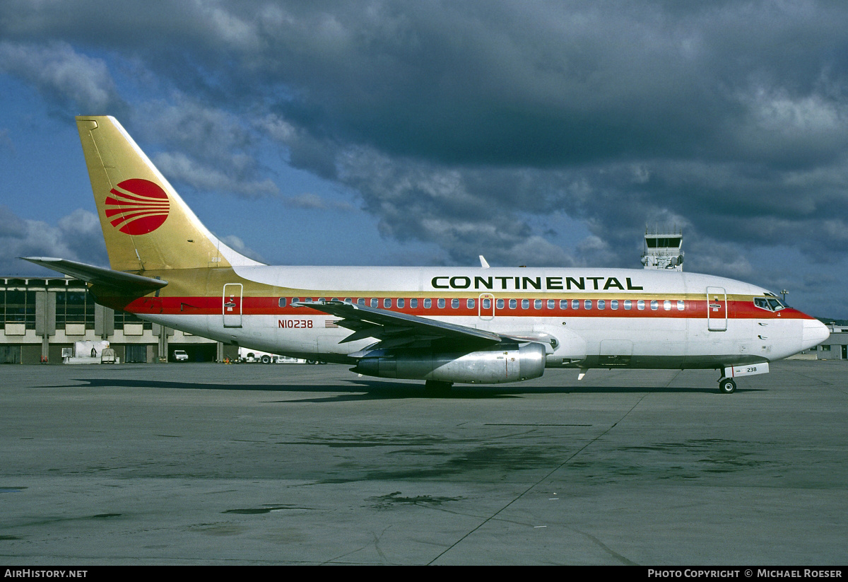 Aircraft Photo of N10238 | Boeing 737-214 | Continental Airlines | AirHistory.net #380172