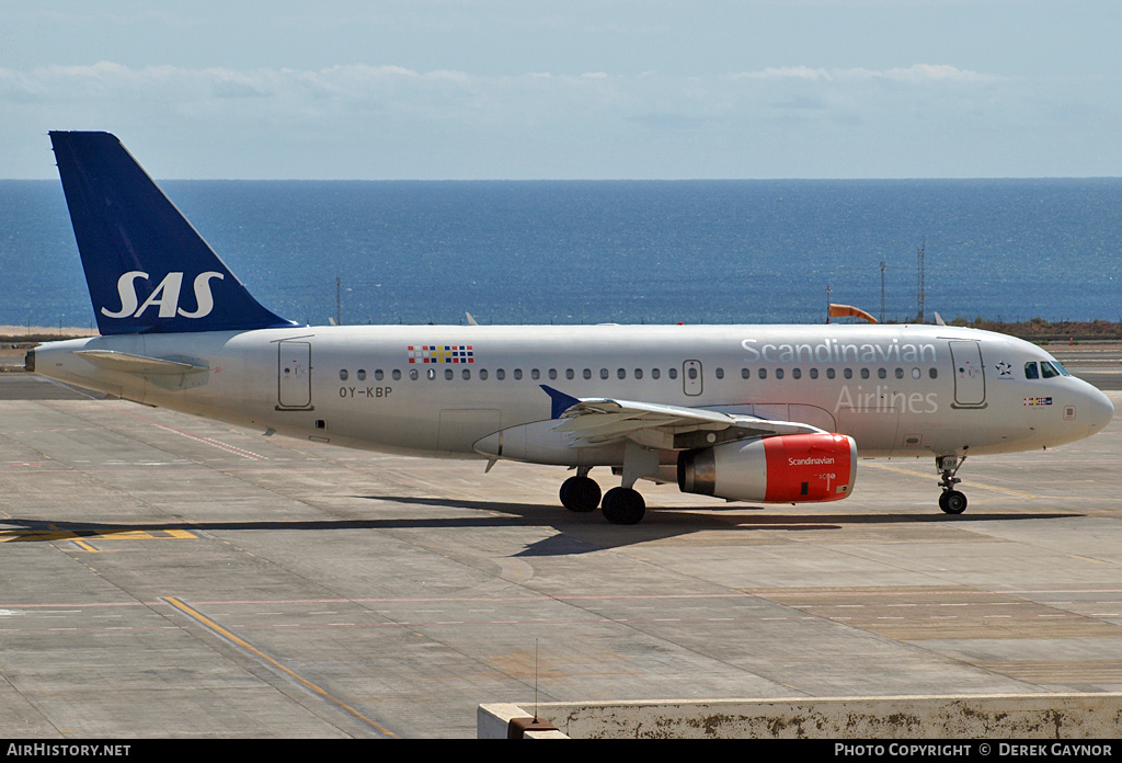Aircraft Photo of OY-KBP | Airbus A319-132 | Scandinavian Airlines - SAS | AirHistory.net #380180