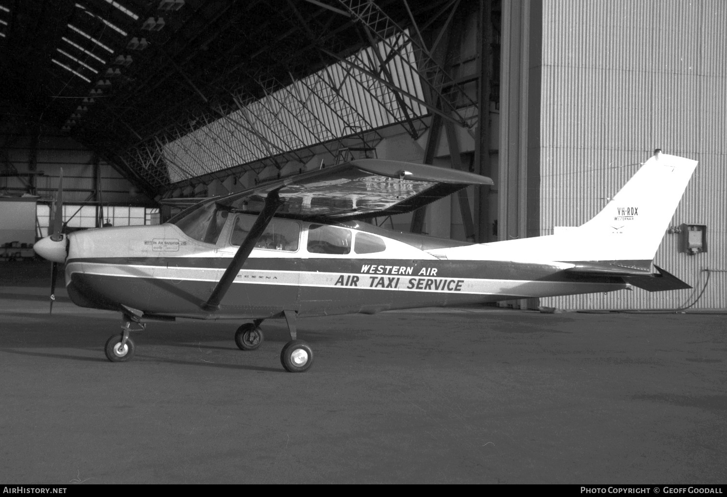 Aircraft Photo of VH-RDX | Cessna 210A | Westernair | AirHistory.net #380194