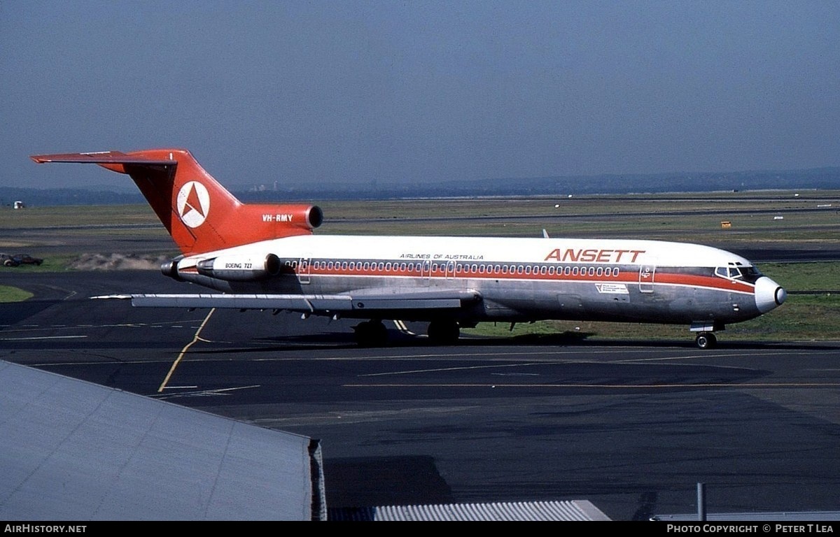 Aircraft Photo of VH-RMY | Boeing 727-277/Adv | Ansett Airlines of Australia | AirHistory.net #380200