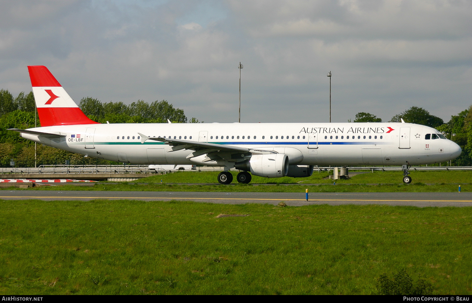 Aircraft Photo of OE-LBF | Airbus A321-211 | Austrian Airlines | AirHistory.net #380242