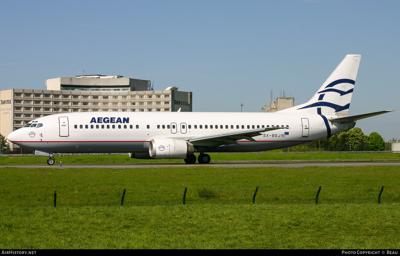 Aircraft Photo of SX-BGJ | Boeing 737-4S3 | Aegean Airlines | AirHistory.net #380250