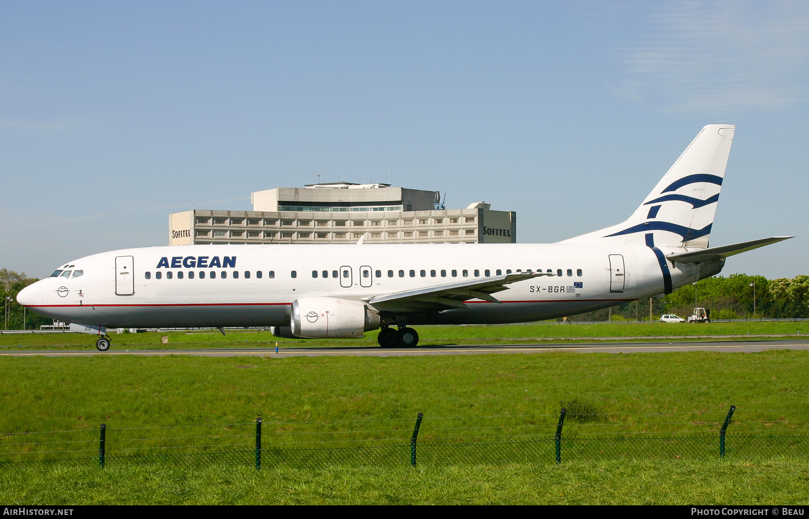 Aircraft Photo of SX-BGR | Boeing 737-408 | Aegean Airlines | AirHistory.net #380259