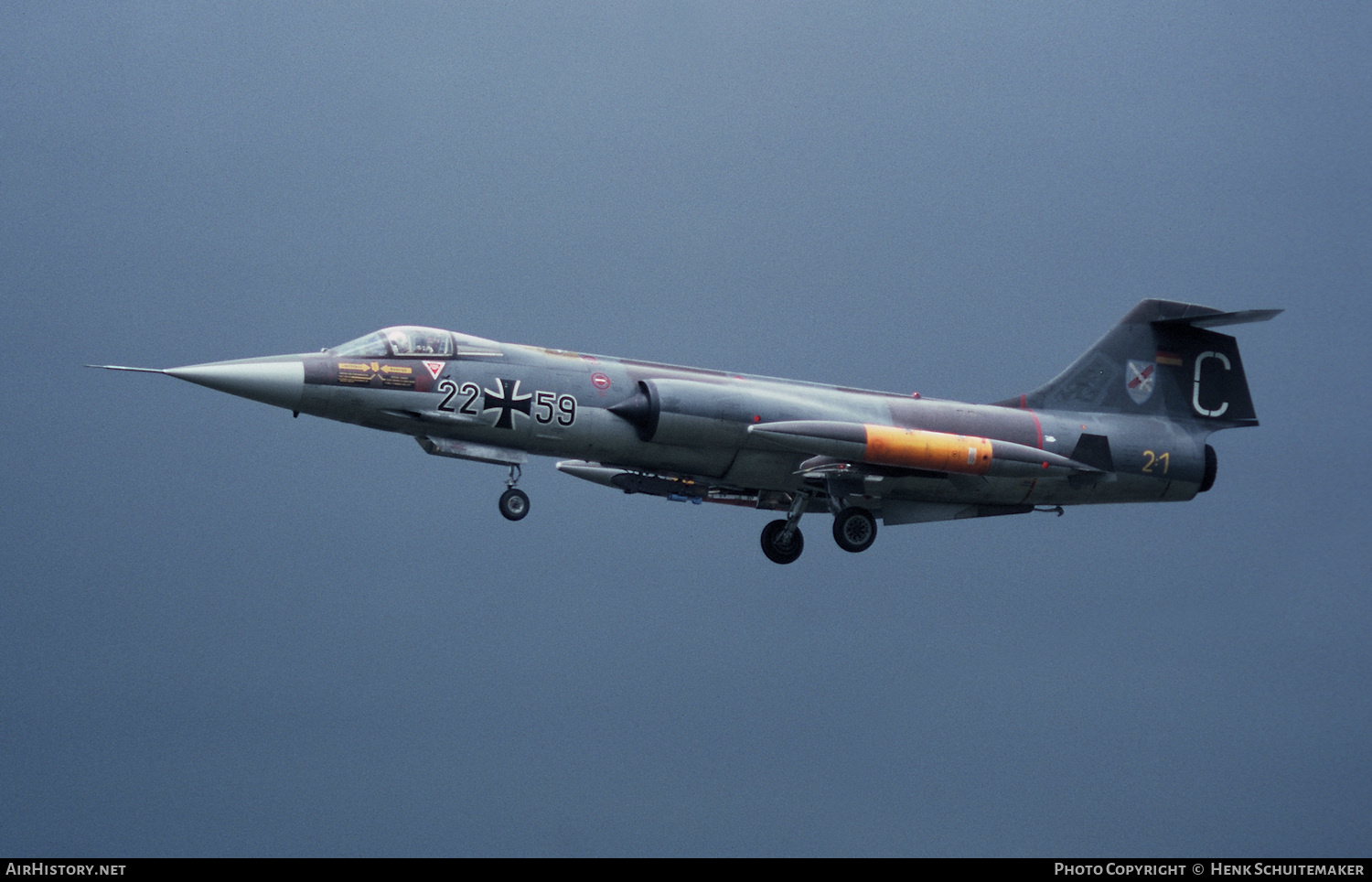 Aircraft Photo of 2259 | Lockheed F-104G Starfighter | Germany - Air Force | AirHistory.net #380283