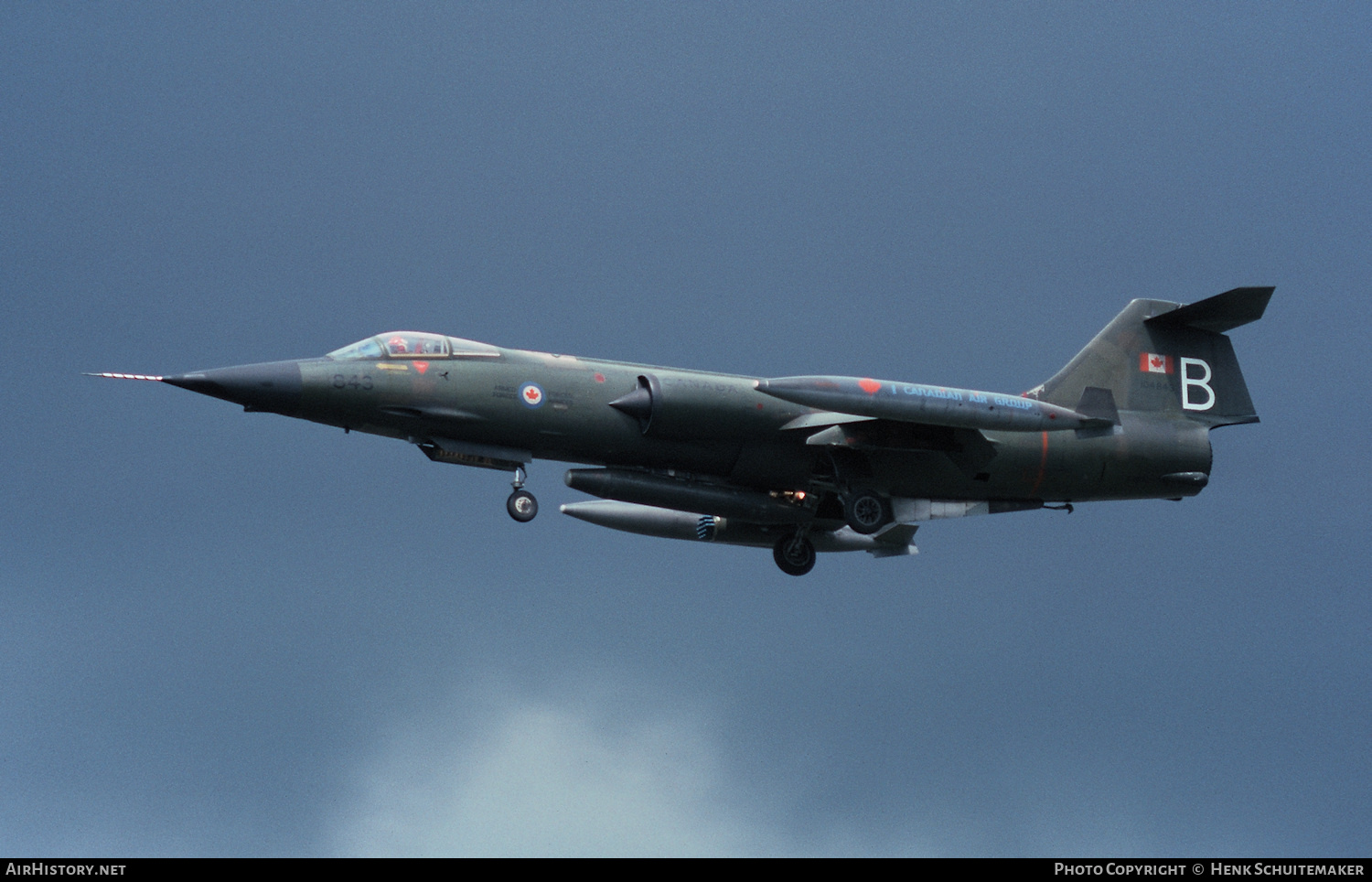 Aircraft Photo of 104843 | Canadair CF-104 Starfighter | Canada - Air Force | AirHistory.net #380285