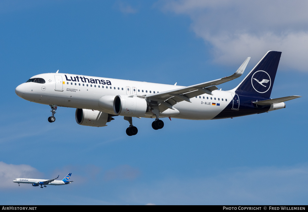 Aircraft Photo of D-AIJE | Airbus A320-271N | Lufthansa | AirHistory.net #380288