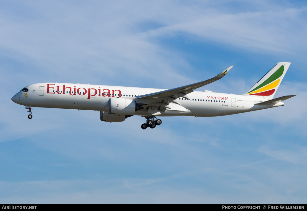 Aircraft Photo of ET-AWM | Airbus A350-941 | Ethiopian Airlines | AirHistory.net #380293