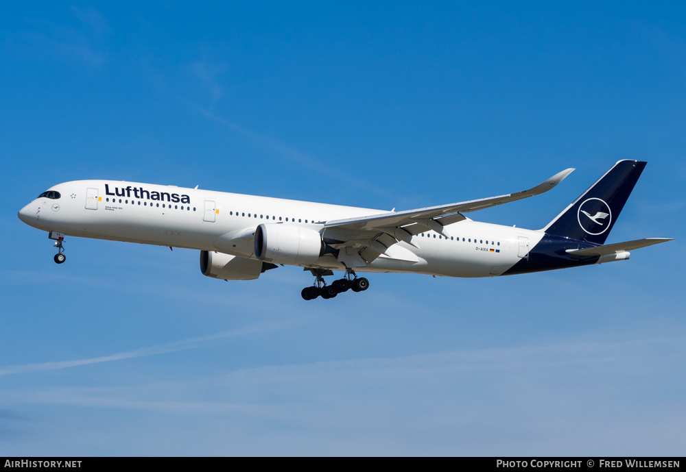 Aircraft Photo of D-AIXA | Airbus A350-941 | Lufthansa | AirHistory.net #380295
