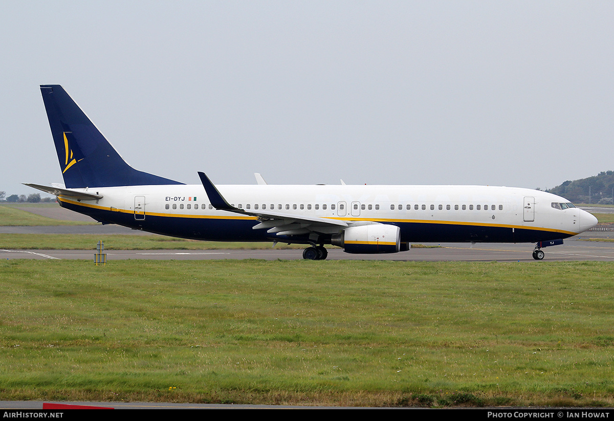 Aircraft Photo of EI-DYJ | Boeing 737-8AS | Ryanair | AirHistory.net #380298