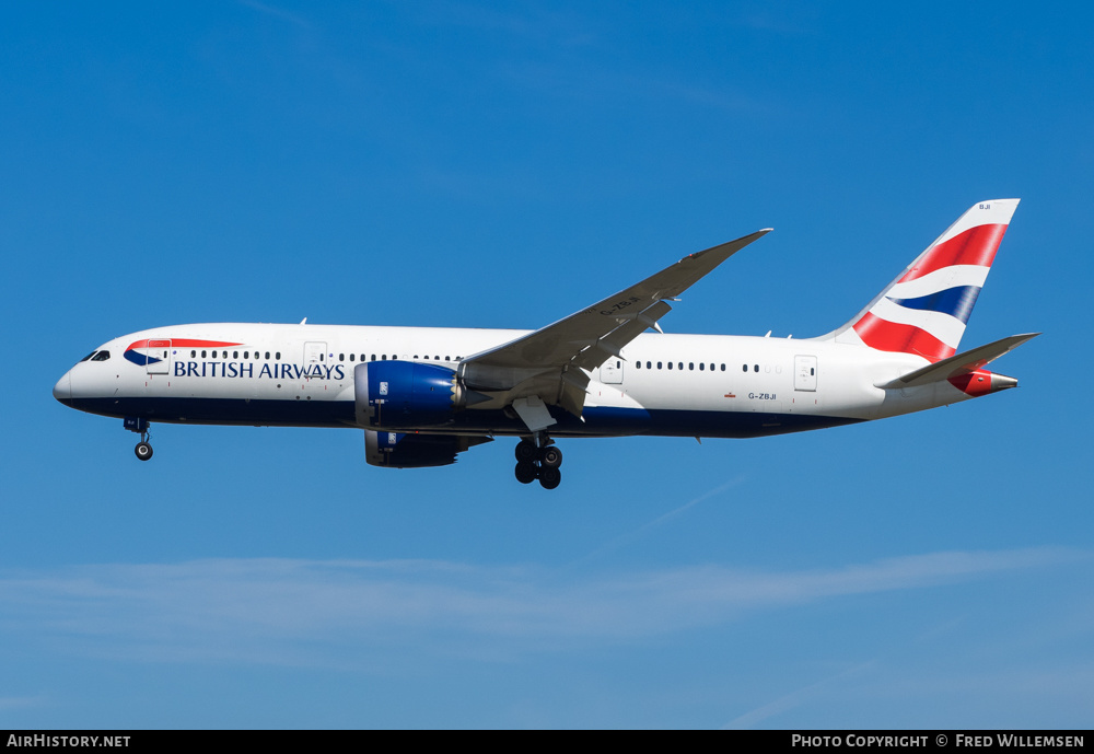 Aircraft Photo of G-ZBJI | Boeing 787-8 Dreamliner | British Airways | AirHistory.net #380310