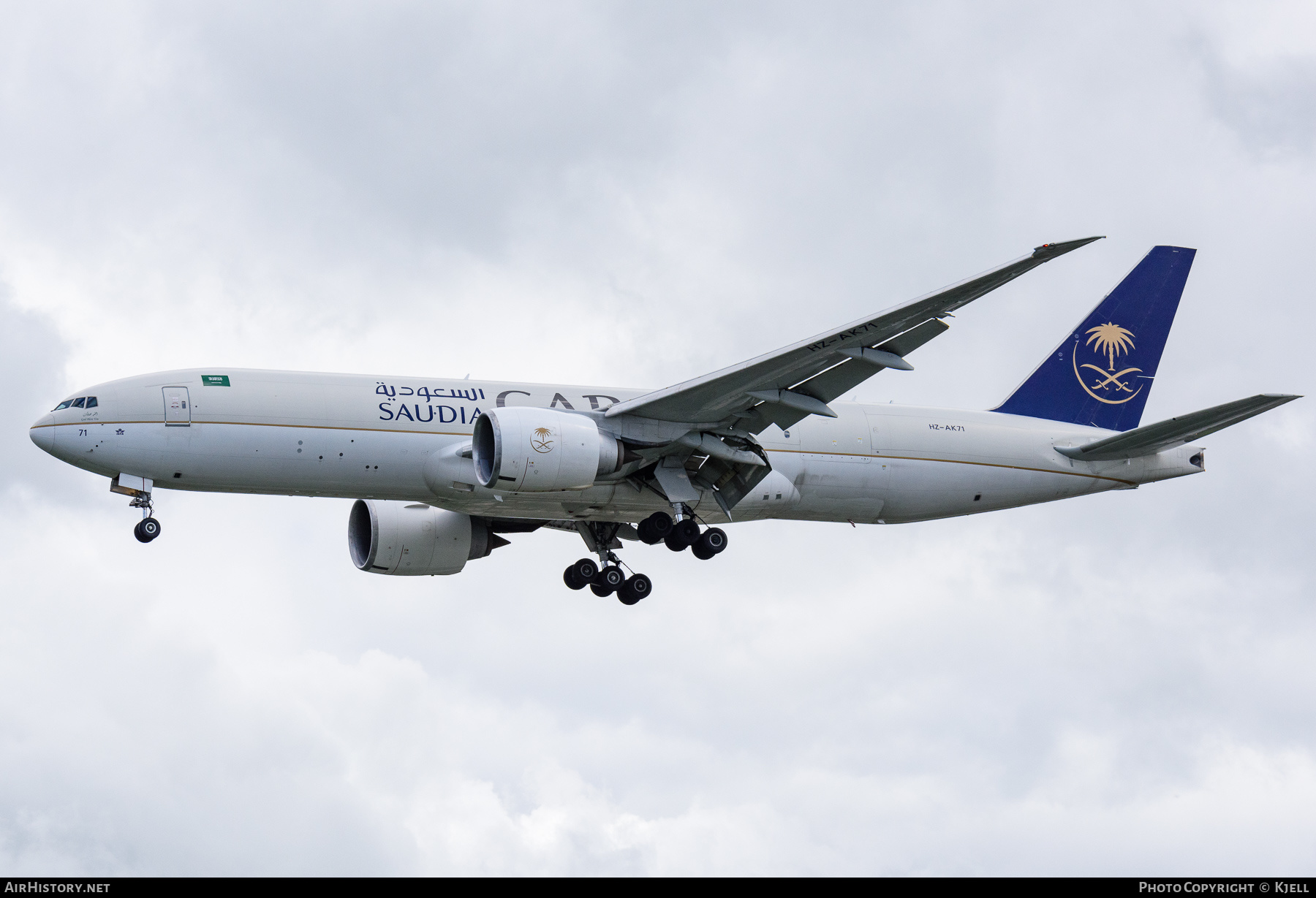 Aircraft Photo of HZ-AK71 | Boeing 777-FFG | Saudia - Saudi Arabian Airlines Cargo | AirHistory.net #380341
