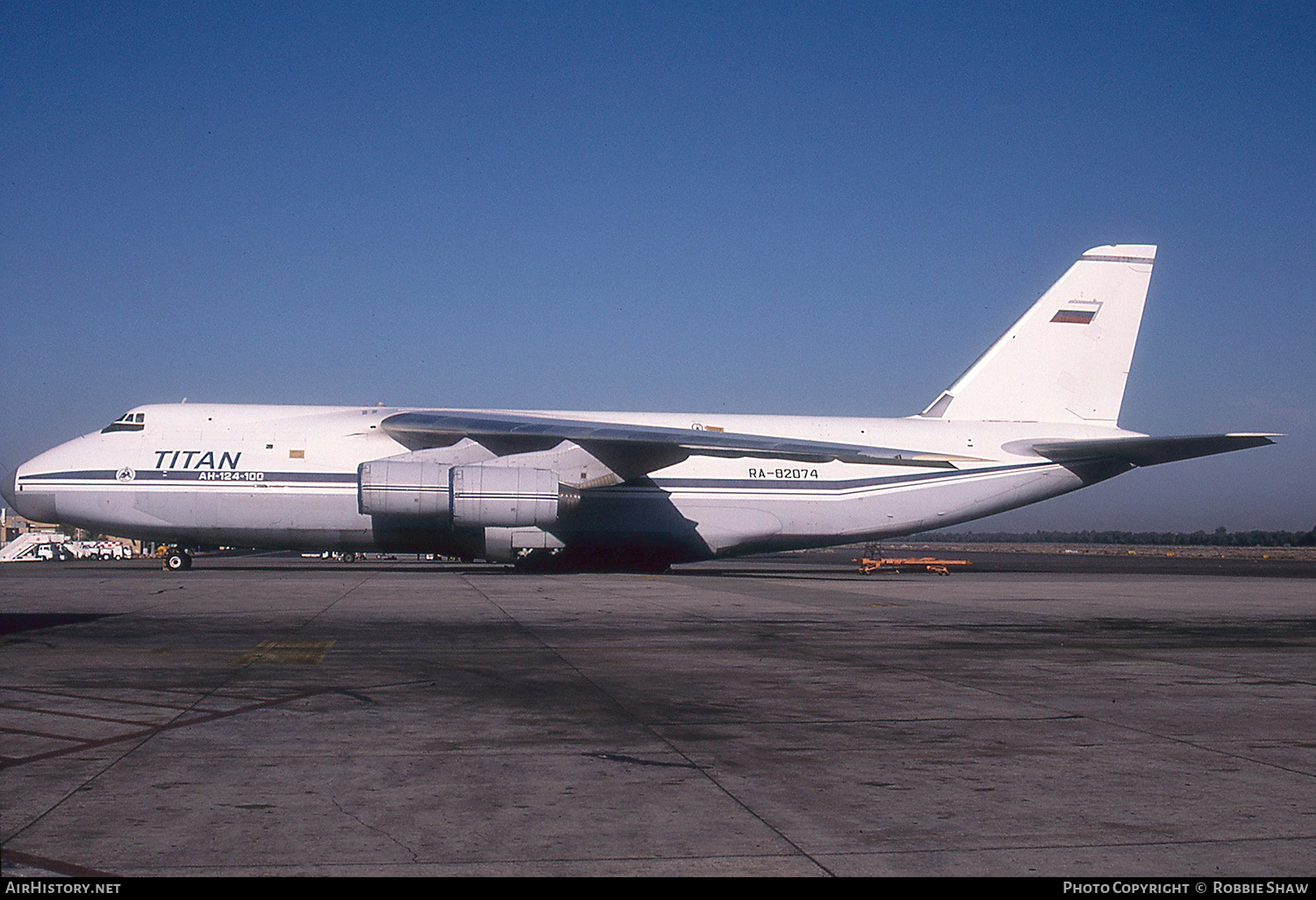 Aircraft Photo of RA-82074 | Antonov An-124-100 Ruslan | Titan Cargo | AirHistory.net #380392