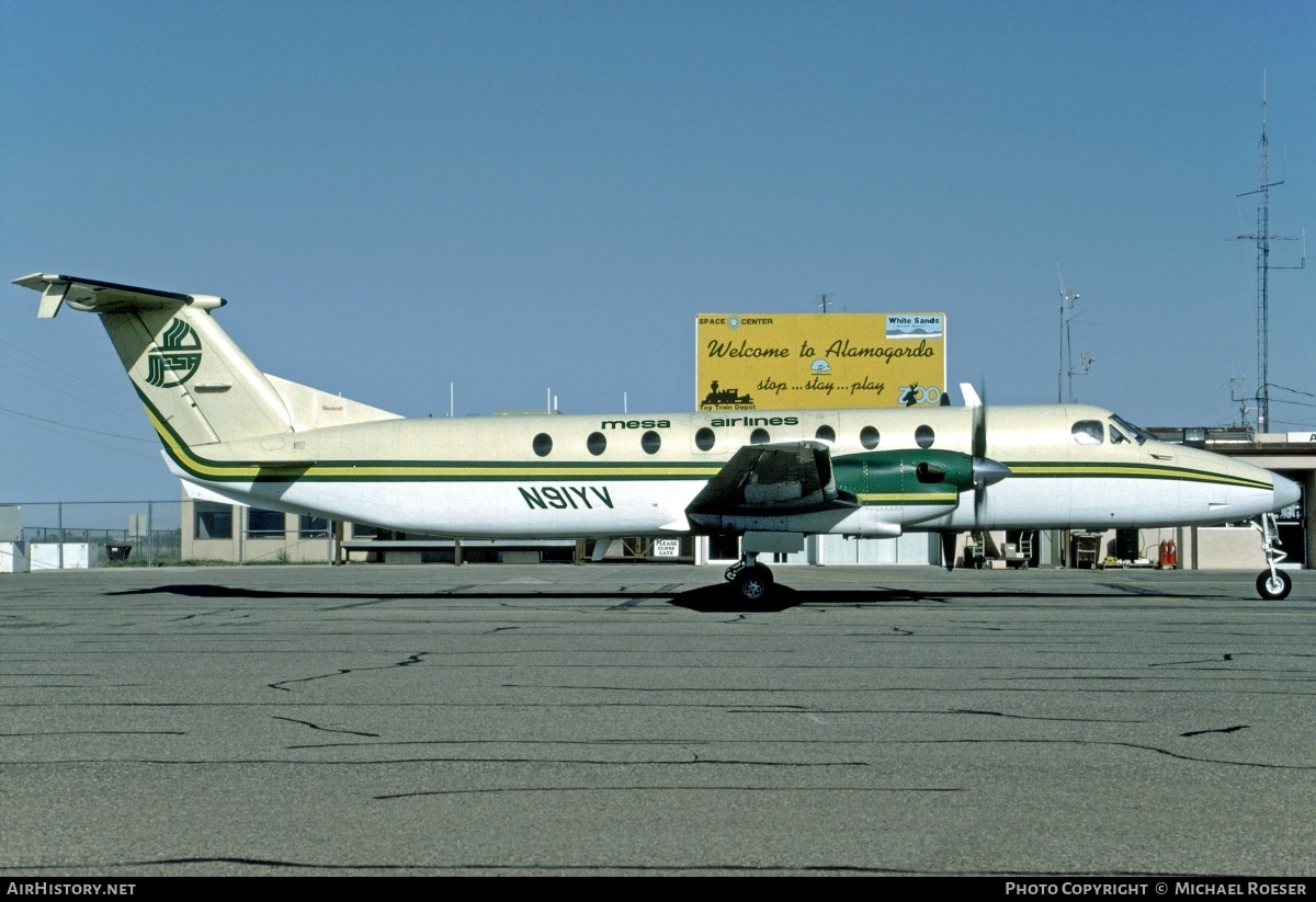 Aircraft Photo of N91YV | Beech 1900C-1 | Mesa Airlines | AirHistory.net #380418