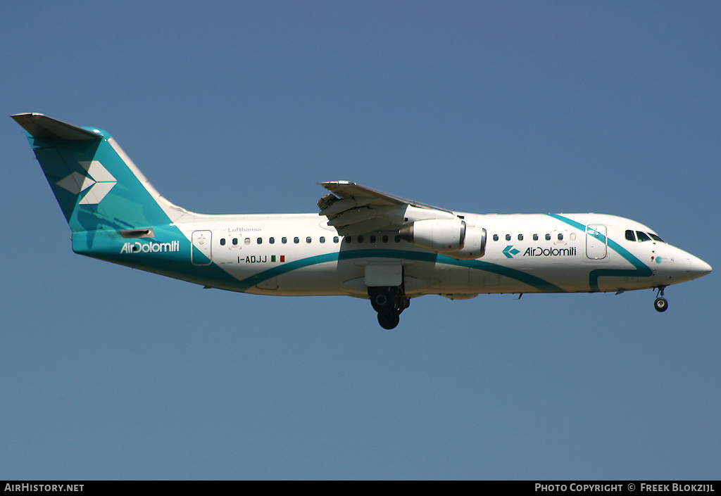 Aircraft Photo of I-ADJJ | British Aerospace BAe-146-300 | Air Dolomiti | AirHistory.net #380444