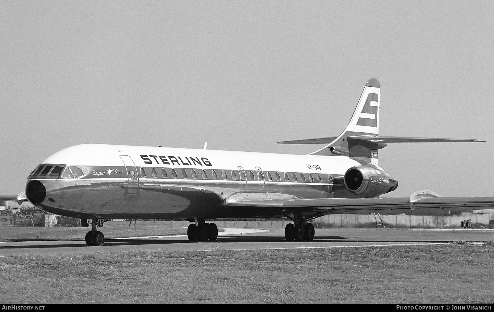 Aircraft Photo of OY-SAB | Aerospatiale SE-210 Caravelle 12 | Sterling Airways | AirHistory.net #380453