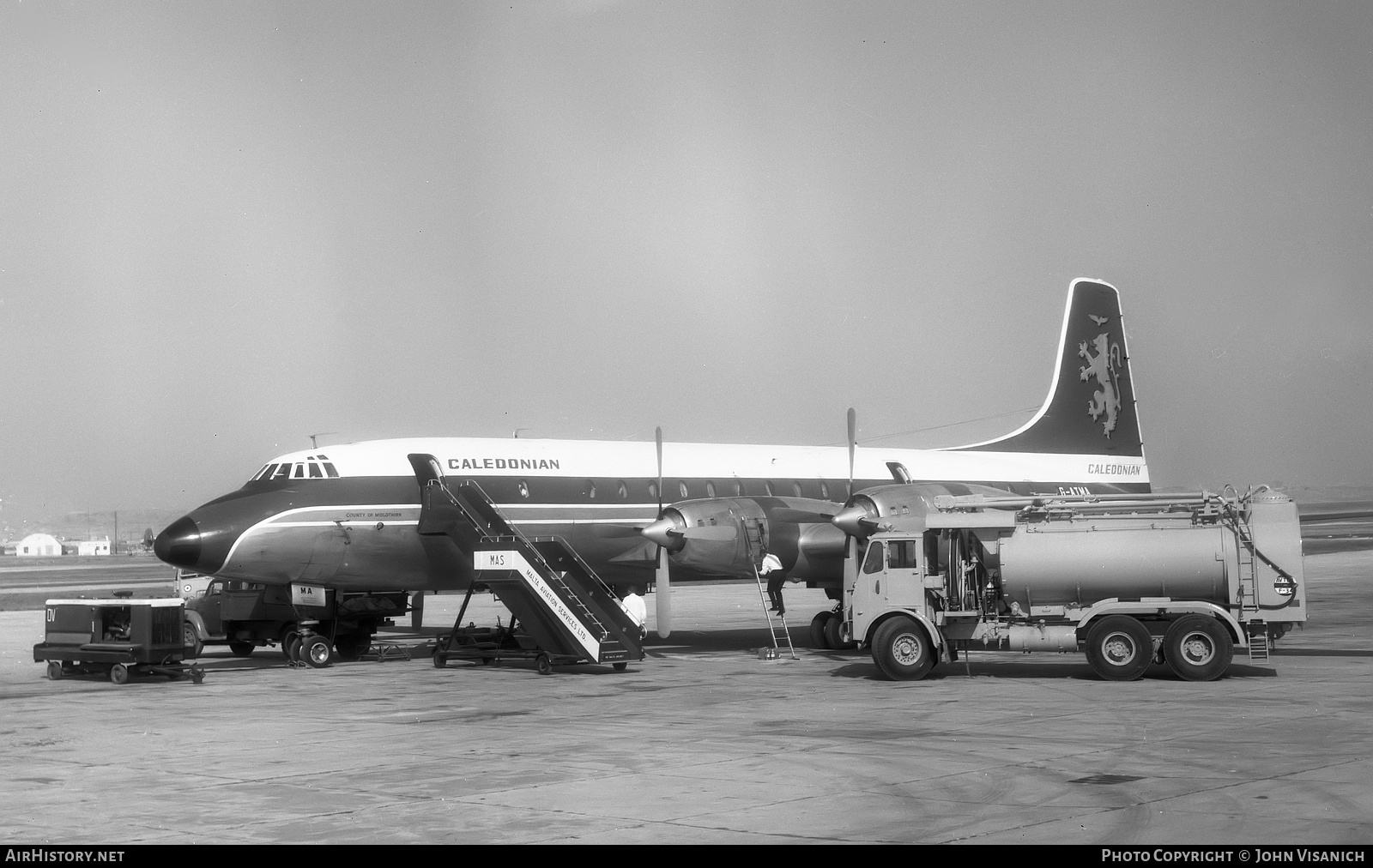 Aircraft Photo of G-ATMA | Bristol 175 Britannia 314 | Caledonian Airways | AirHistory.net #380459