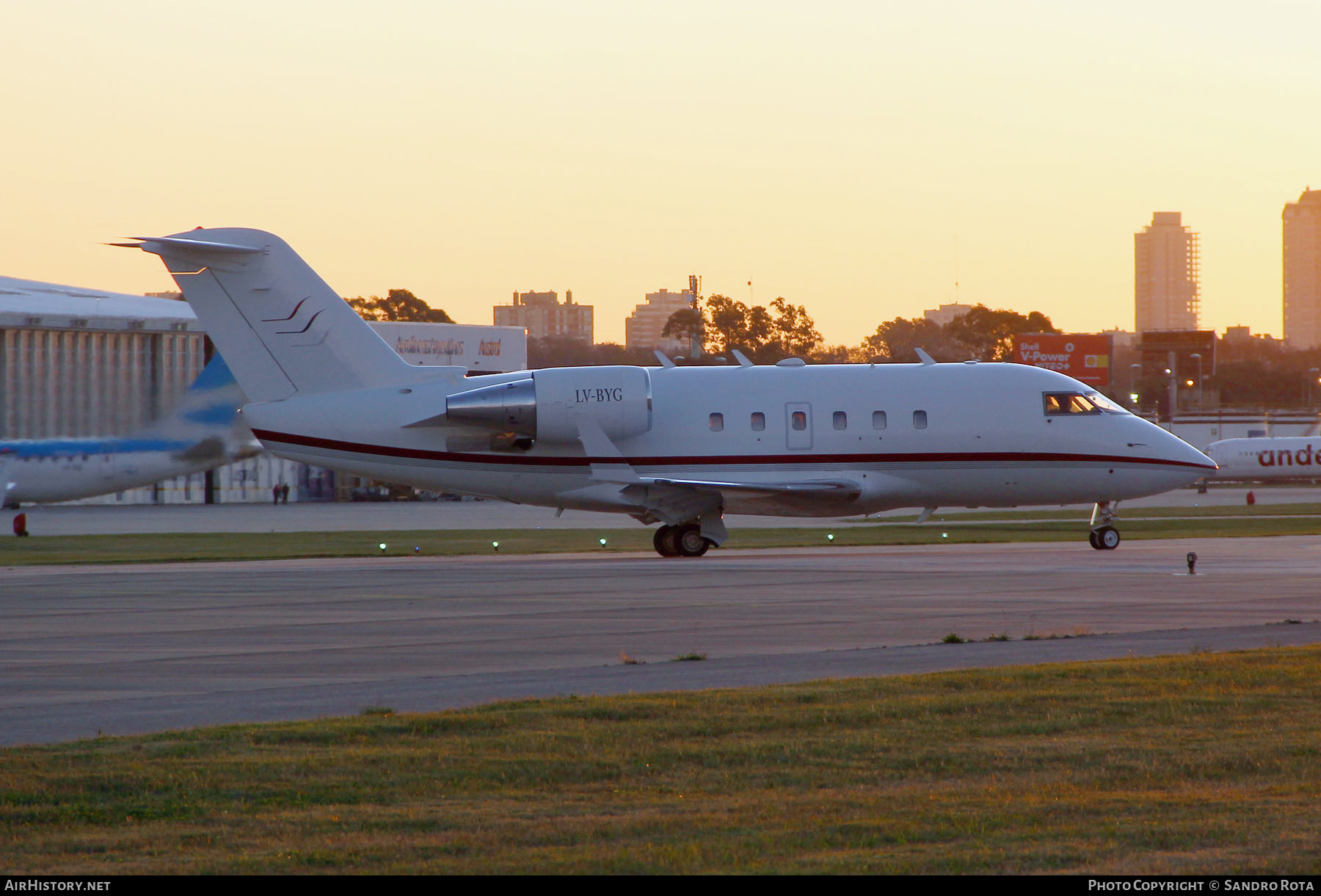 Aircraft Photo of LV-BYG | Canadair Challenger 601-3A (CL-600-2B16) | AirHistory.net #380460