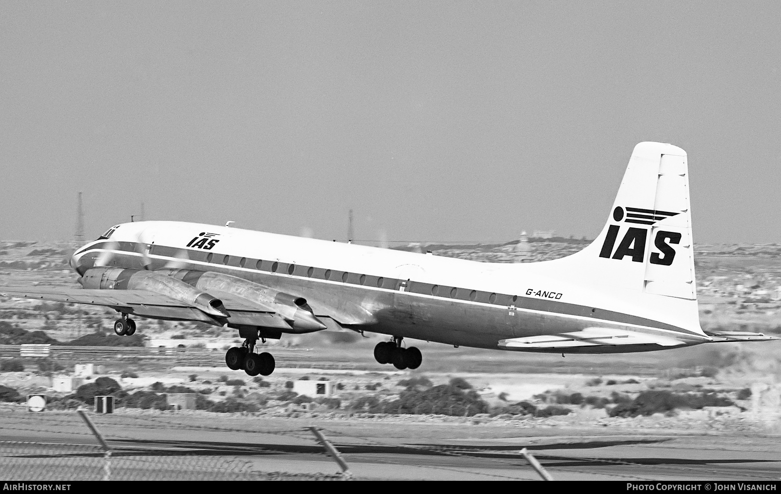 Aircraft Photo of G-ANCD | Bristol 175 Britannia 307F | IAS Cargo Airlines - International Aviation Services | AirHistory.net #380465