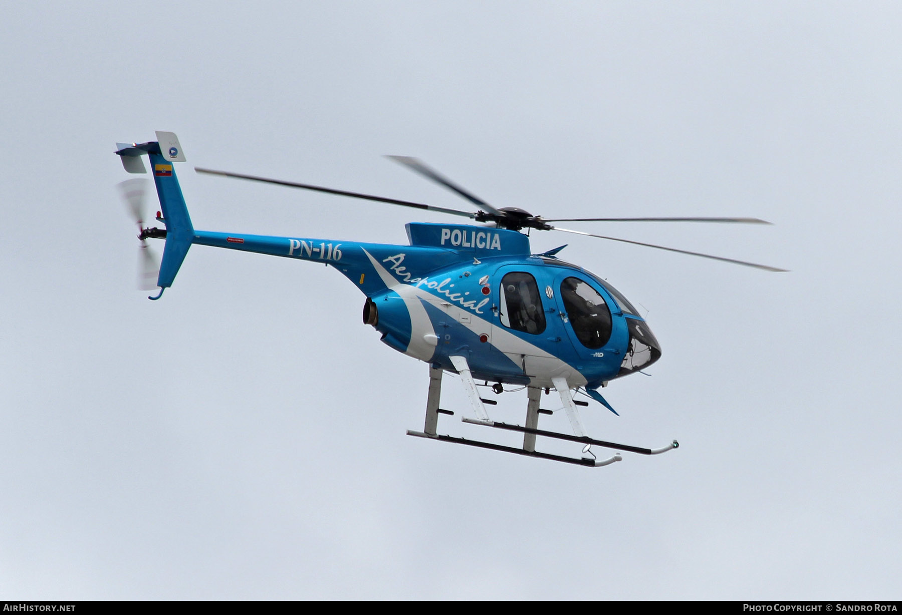 Aircraft Photo of PN-116 | McDonnell Douglas MD-530FF | Ecuador - Police | AirHistory.net #380466