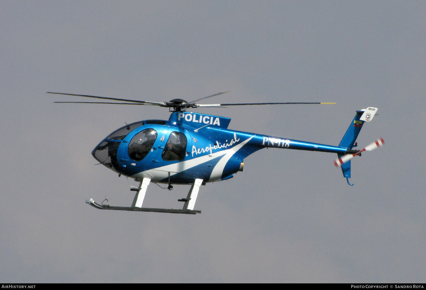 Aircraft Photo of PN-118 | McDonnell Douglas MD-530FF | Ecuador - Police | AirHistory.net #380469