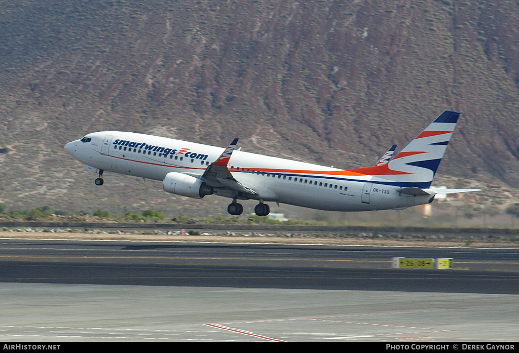 Aircraft Photo of OK-TSG | Boeing 737-82R | Smartwings | AirHistory.net #380495