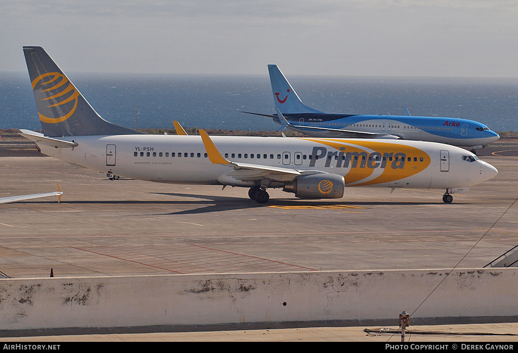 Aircraft Photo of YL-PSH | Boeing 737-86N | Primera Air | AirHistory.net #380498