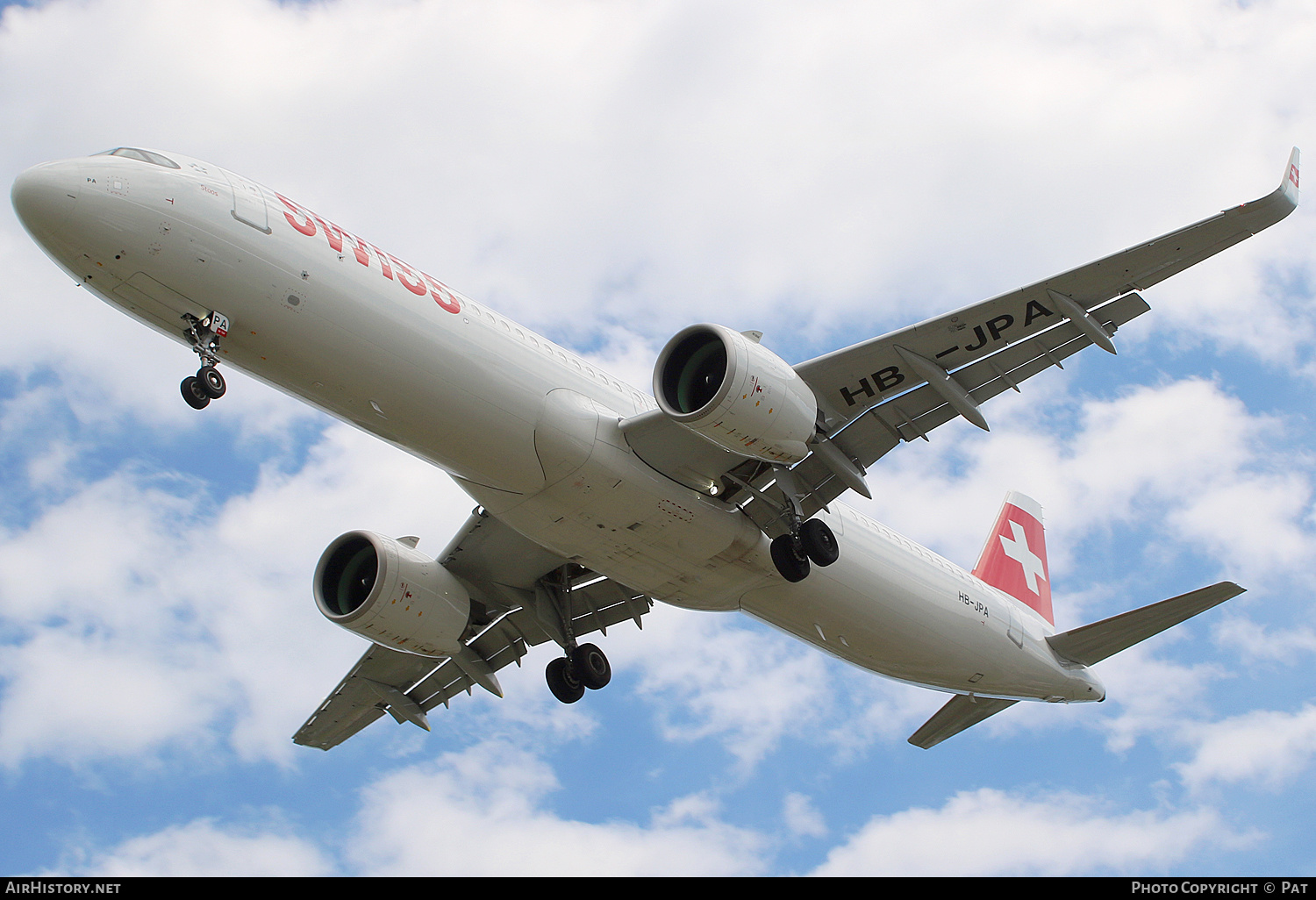 Aircraft Photo of HB-JPA | Airbus A321-271NX | Swiss International Air Lines | AirHistory.net #380538