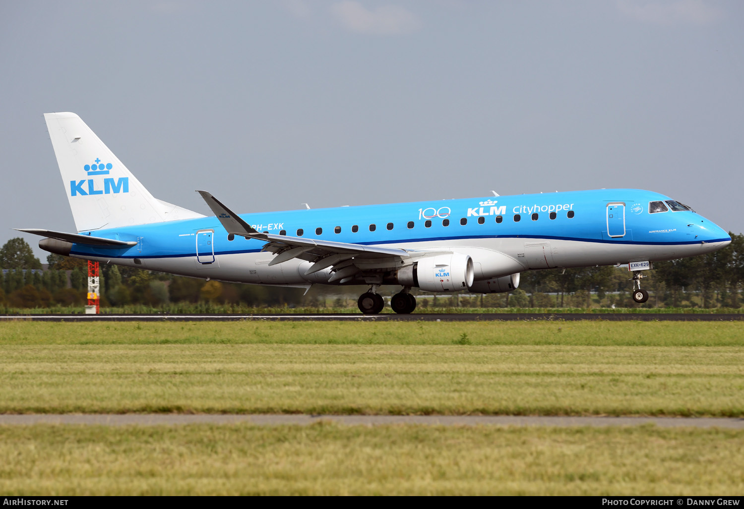 Aircraft Photo of PH-EXK | Embraer 175STD (ERJ-170-200STD) | KLM Cityhopper | AirHistory.net #380542