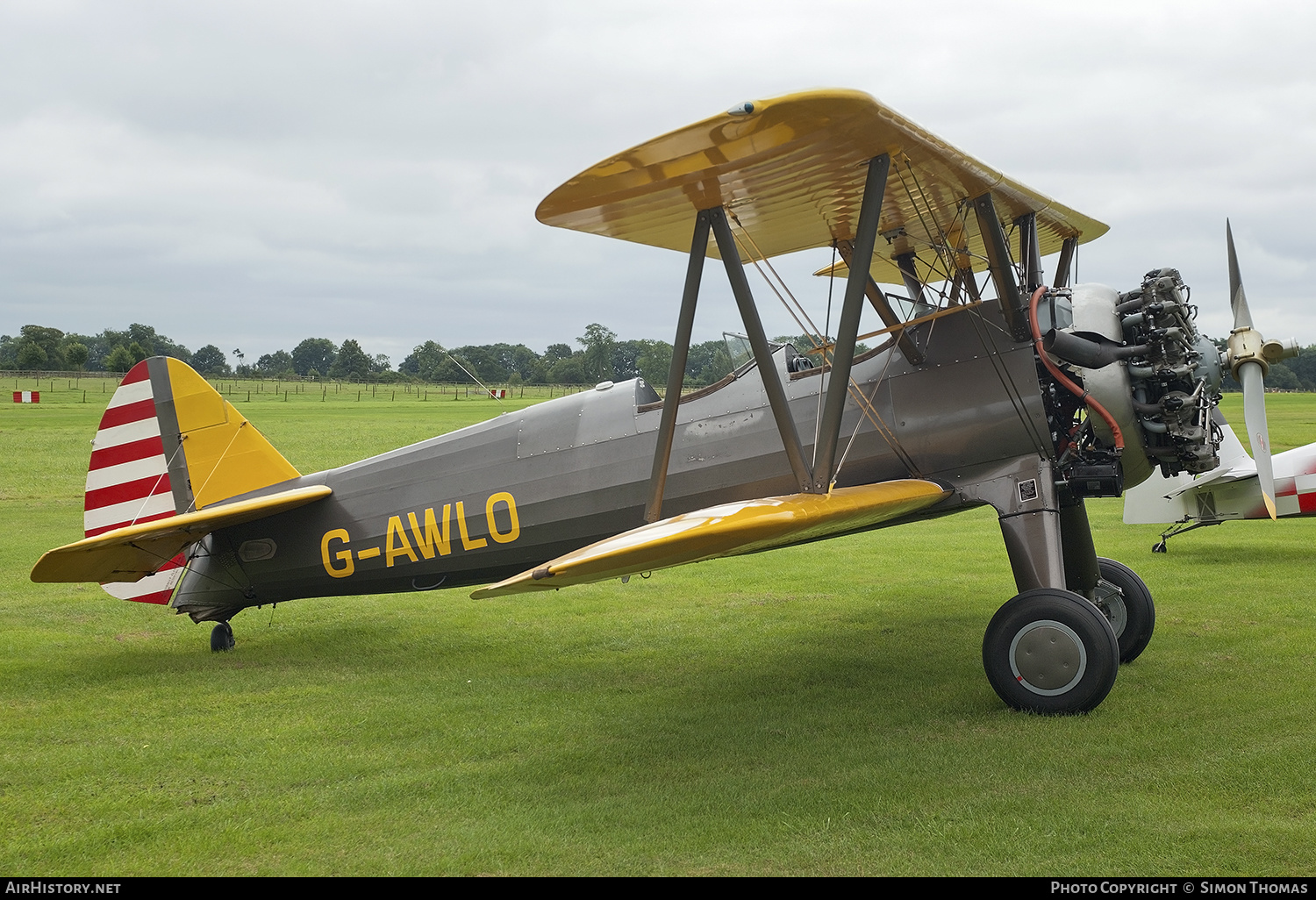 Aircraft Photo of G-AWLO | Boeing PT-13D Kaydet (E75) | USA - Air Force | AirHistory.net #380571