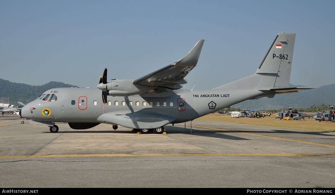 Aircraft Photo of P-862 | CASA/IPTN CN235M-220 MPA | Indonesia - Navy | AirHistory.net #380574