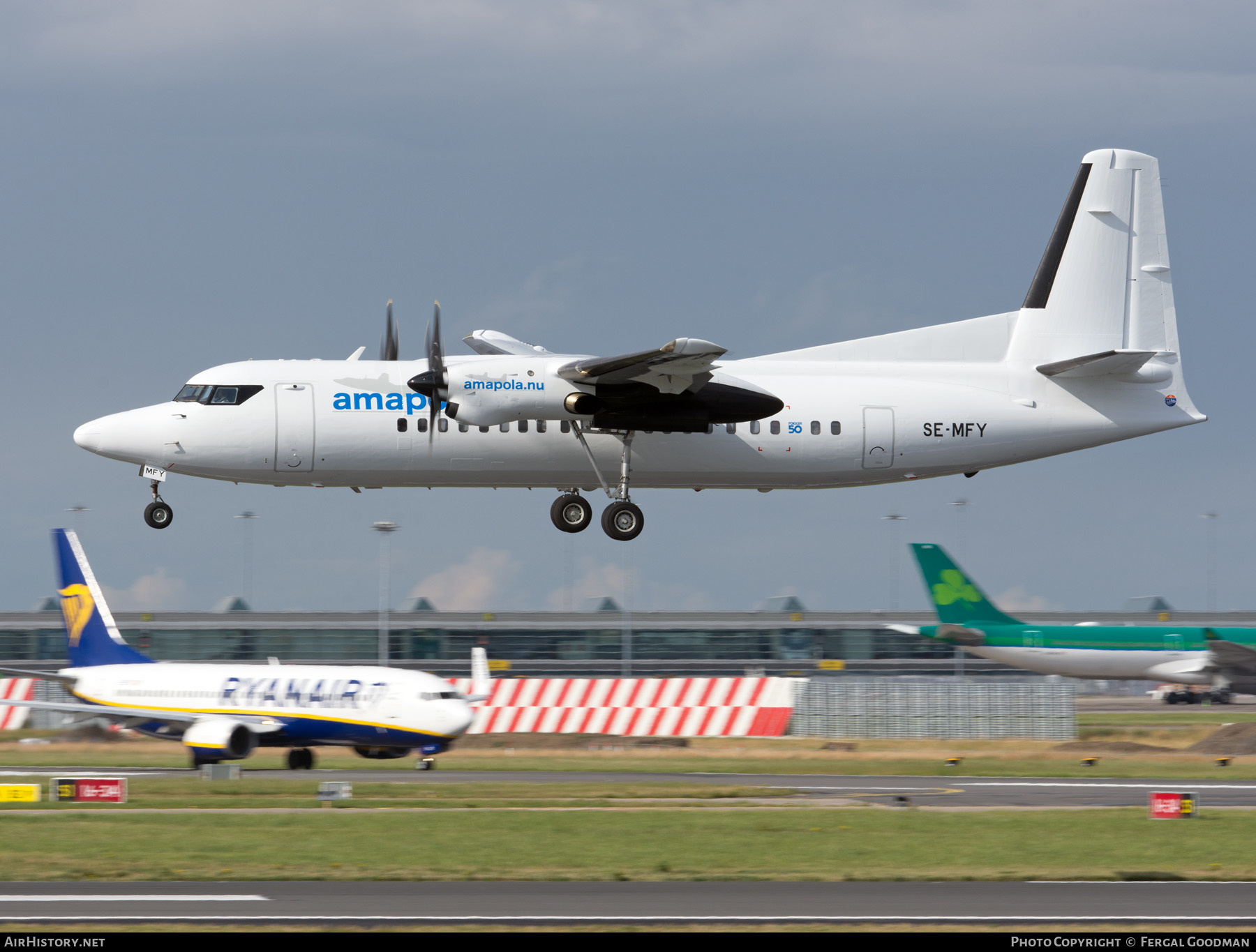 Aircraft Photo of SE-MFY | Fokker 50 | Amapola Flyg | AirHistory.net #380612
