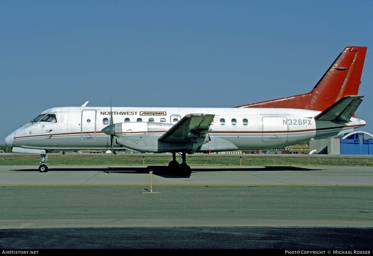 Aircraft Photo of N326PX | Saab-Fairchild SF-340A | Northwest Airlink | AirHistory.net #380624