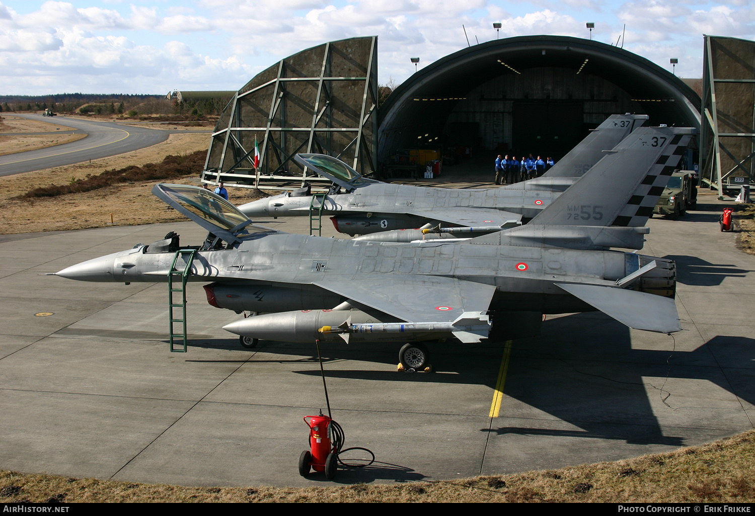 Aircraft Photo of MM7255 | General Dynamics F-16A/ADF Fighting Falcon | Italy - Air Force | AirHistory.net #380647