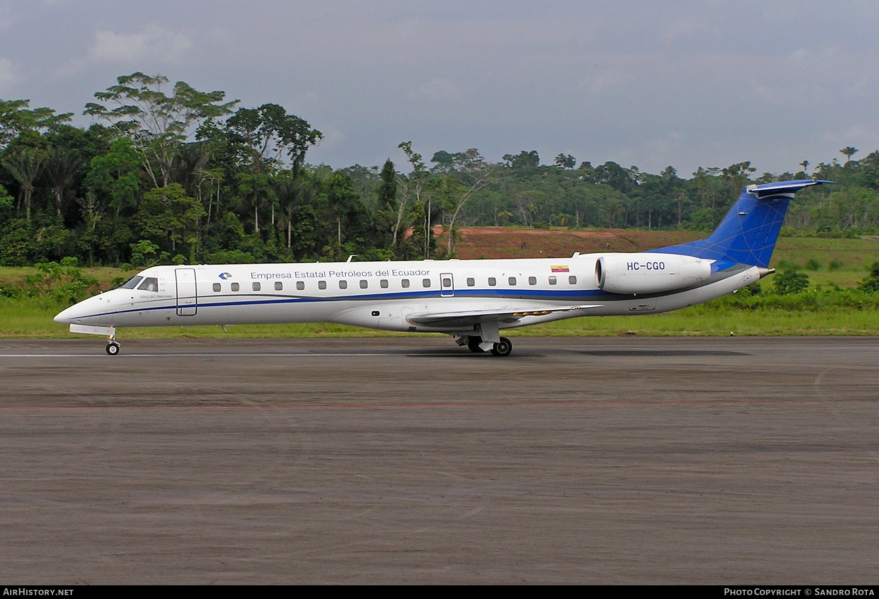 Aircraft Photo of HC-CGO | Embraer ERJ-145LR (EMB-145LR) | Petroecuador - Empresa Estatal Petróleos del Ecuador | AirHistory.net #380656
