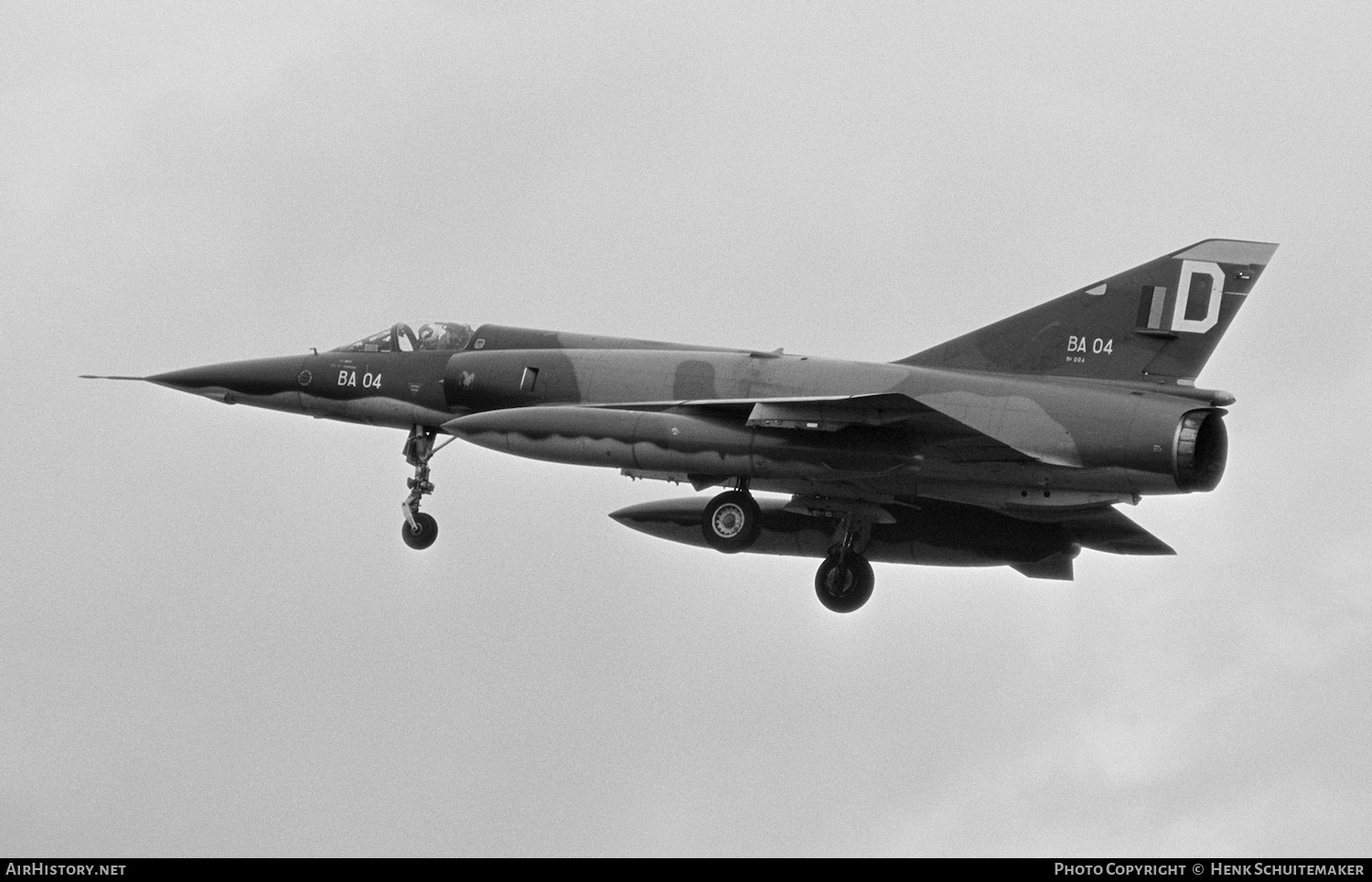 Aircraft Photo of BA04 | Dassault Mirage 5BA | Belgium - Air Force | AirHistory.net #380671