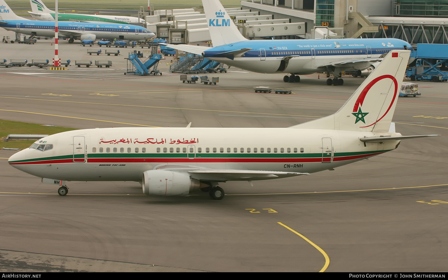 Aircraft Photo of CN-RNH | Boeing 737-5B6 | Royal Air Maroc - RAM | AirHistory.net #380732