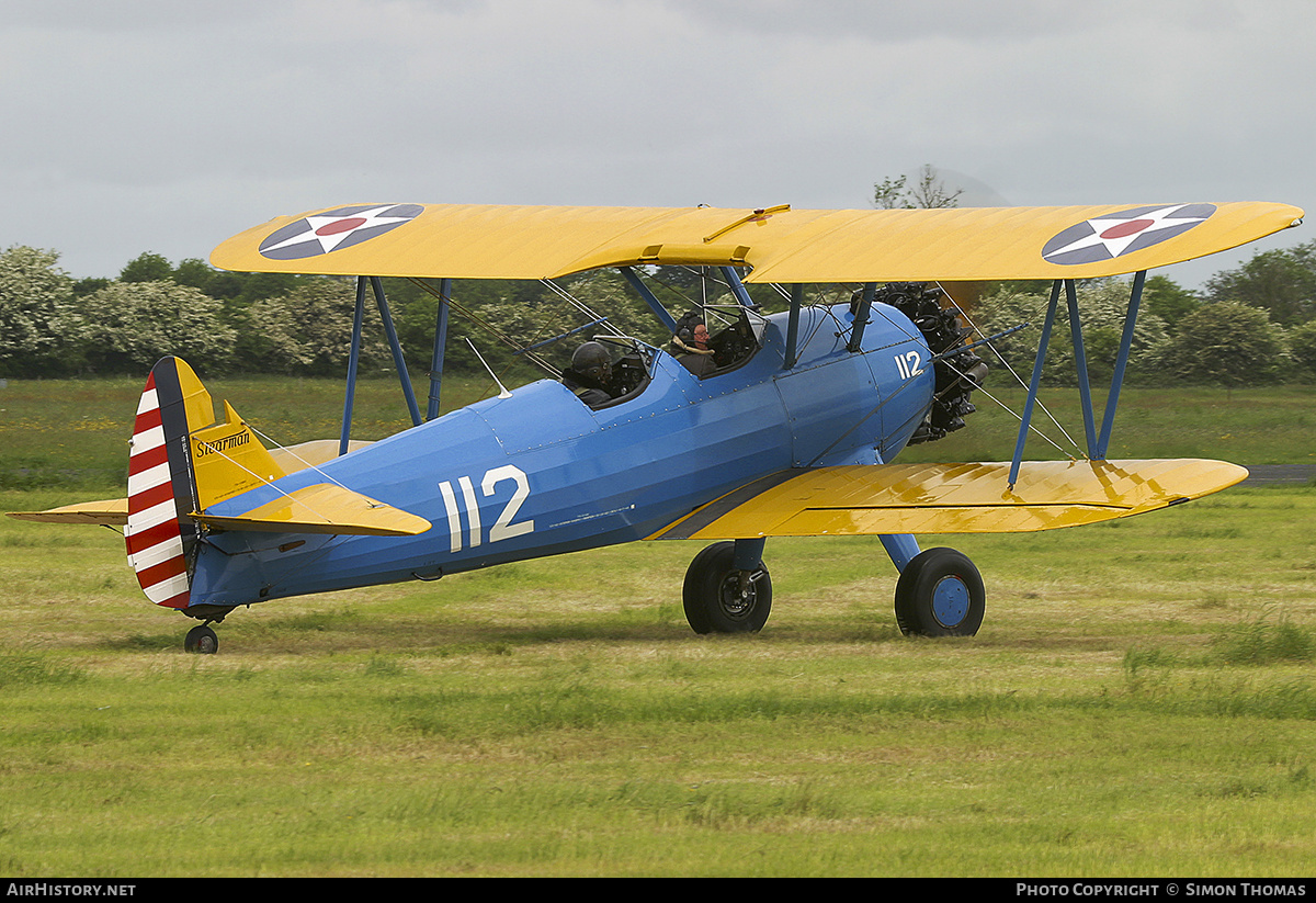 Aircraft Photo of G-BSWC | Boeing PT-13D Kaydet (E75) | USA - Army | AirHistory.net #380785