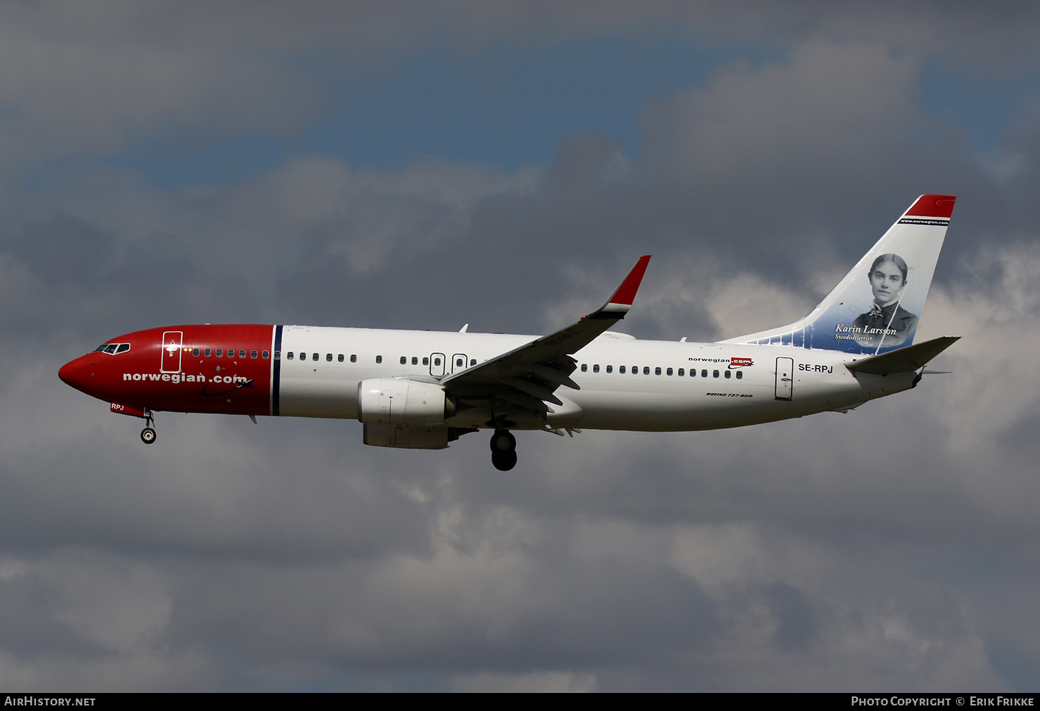 Aircraft Photo of SE-RPJ | Boeing 737-8JP | Norwegian | AirHistory.net #380788