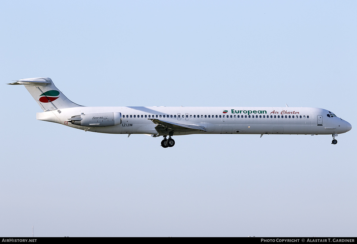 Aircraft Photo of LZ-LDM | McDonnell Douglas MD-82 (DC-9-82) | European Air Charter | AirHistory.net #380800