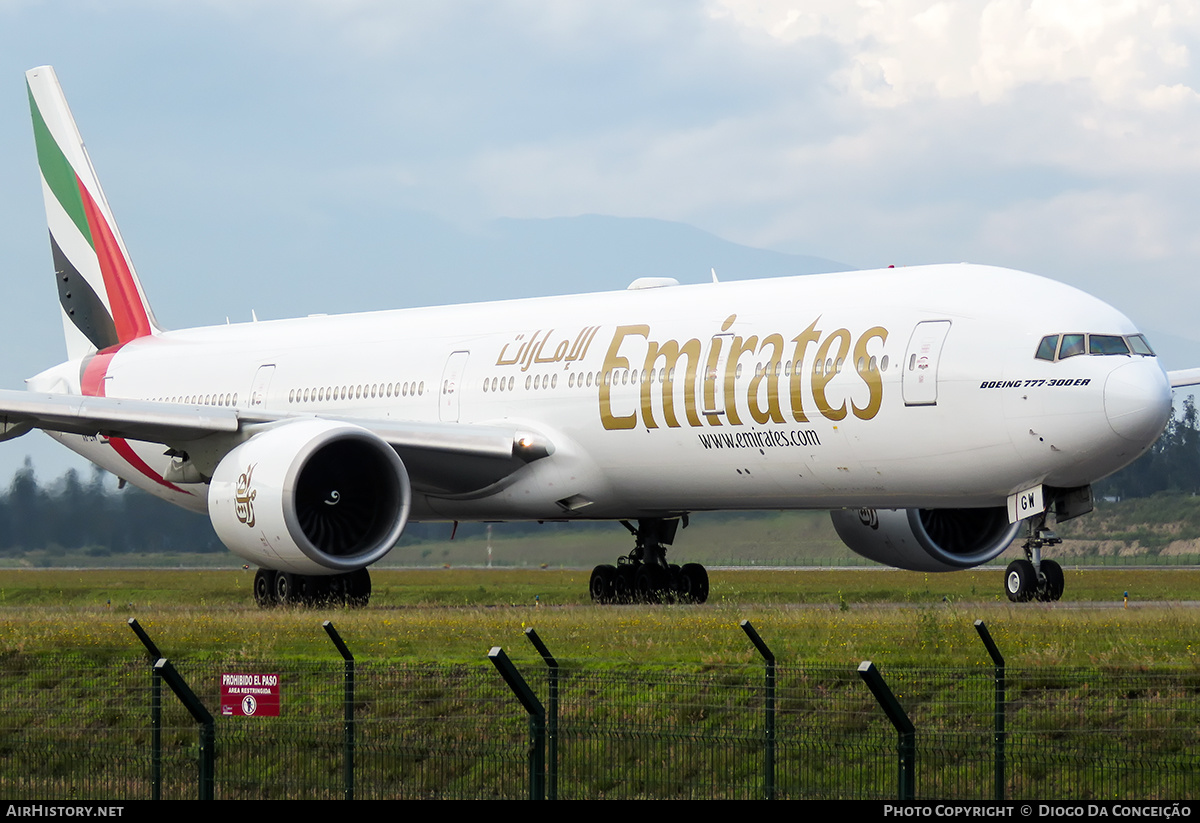 Aircraft Photo of A6-EGW | Boeing 777-31H/ER | Emirates | AirHistory.net #380849