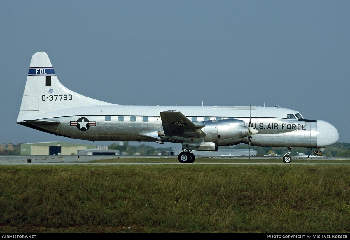 Aircraft Photo of 53-7793 / 0-37793 | Convair NC-131H TIFS | USA - Air Force | AirHistory.net #380852